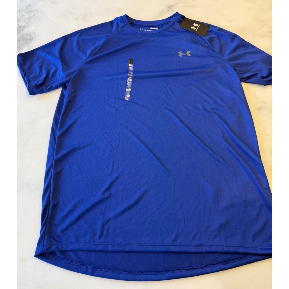 Under Armour Tech 2.0 Tee Mens Medium Royal Blue Short Sleeve Loose Fit 1326413